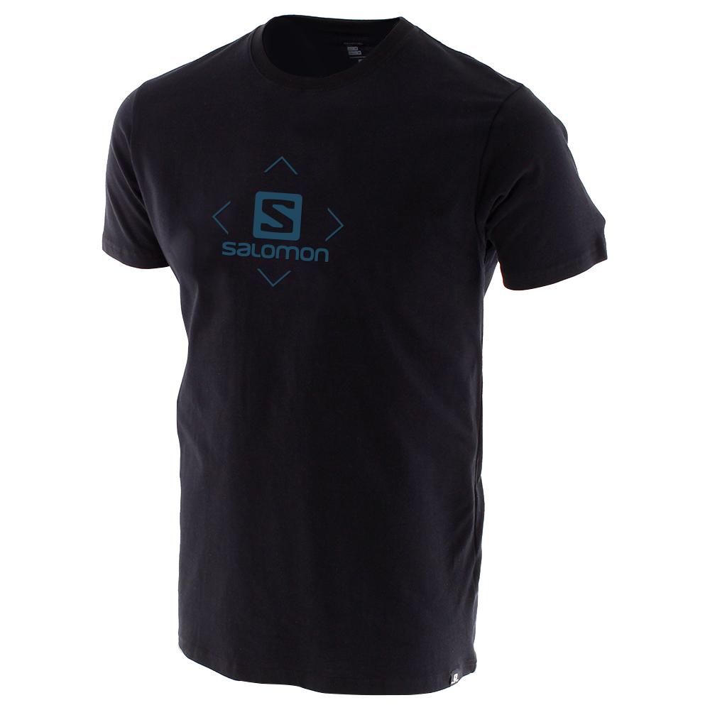 T-Shirts Salomon Homme Noir - Salomon BOXED IN SS M - France (4308-STHJW)